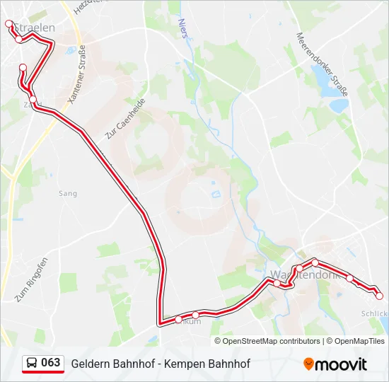 063 Bus Line Map