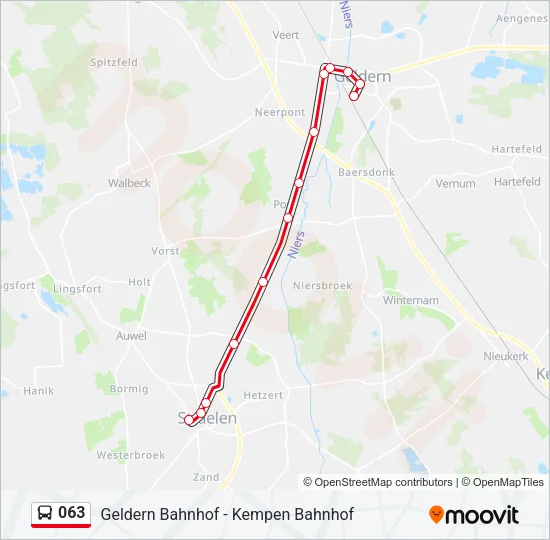 063 Bus Line Map