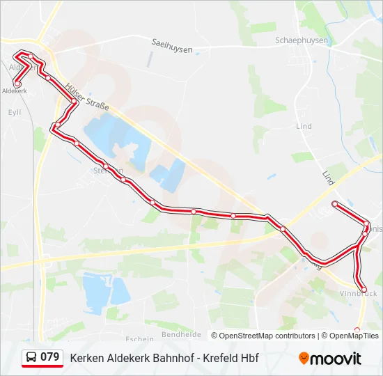 079 Bus Line Map