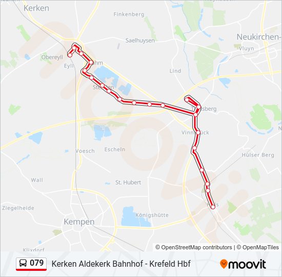 079 Bus Line Map