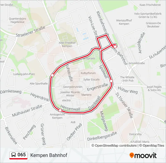 065 Bus Line Map