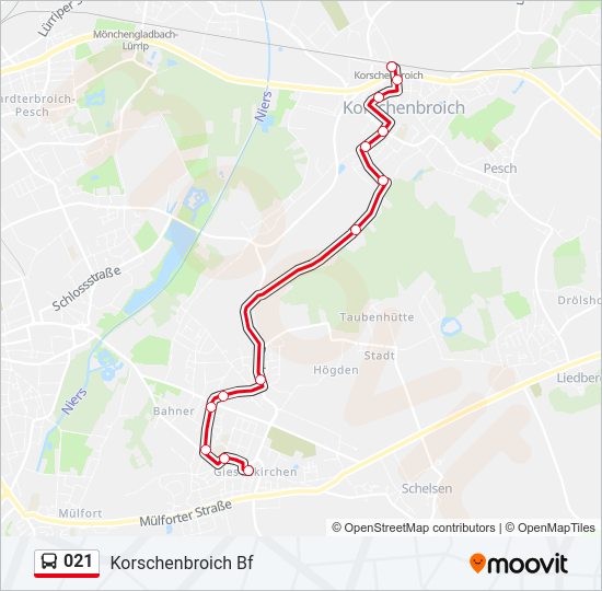 021 Bus Line Map