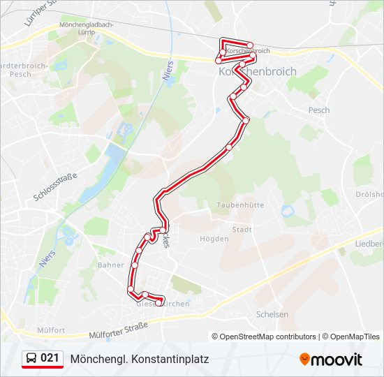 021 Bus Line Map