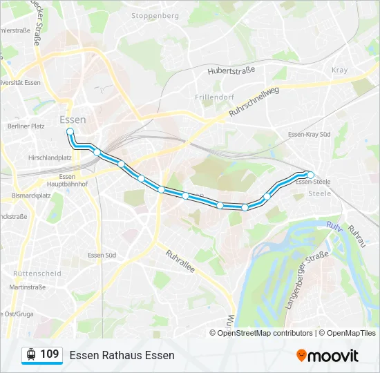 109 Light Rail Line Map