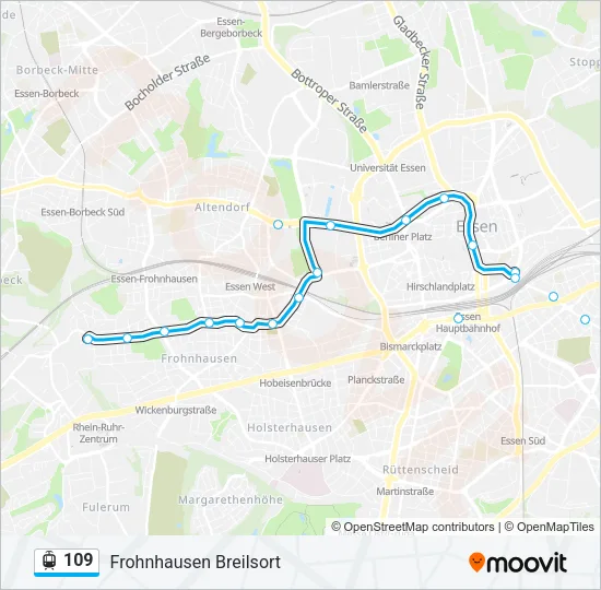 109 Light Rail Line Map