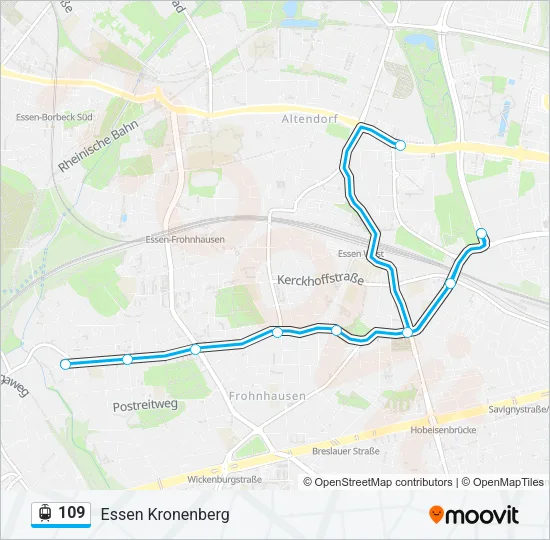 109 Light Rail Line Map