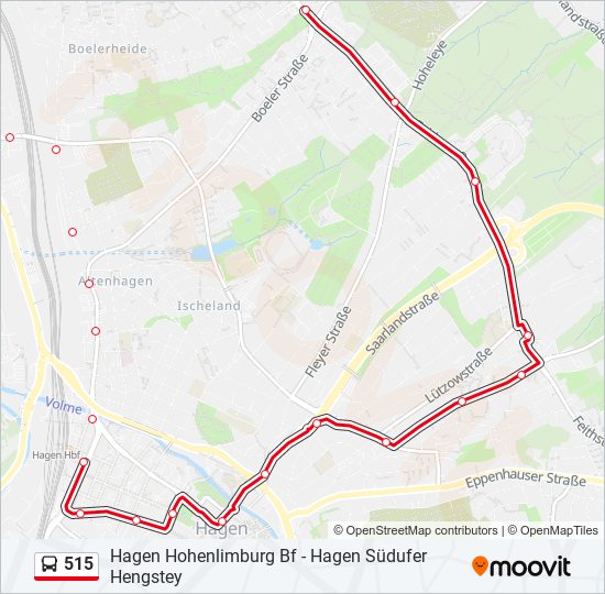 515 Route Fahrpläne, Haltestellen & Karten Hagen Loxbaum (Aktualisiert)