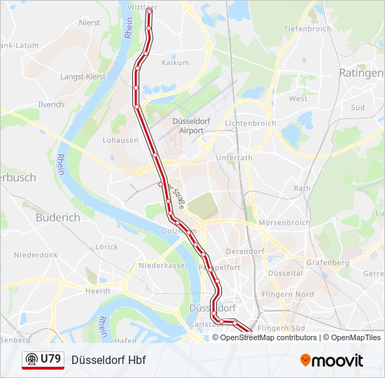 u79 Route: Schedules, Stops & Maps - Düsseldorf Hbf (Updated)