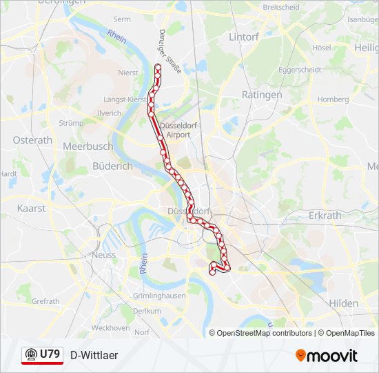 u79 Route: Schedules, Stops & Maps - D-Wittlaer (Updated)