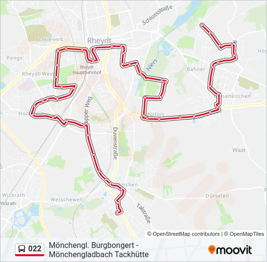 022 Bus Line Map