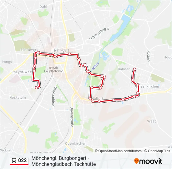022 Bus Line Map