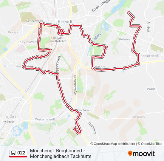 022 Bus Line Map
