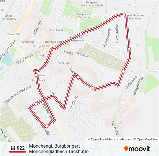 022 Bus Line Map