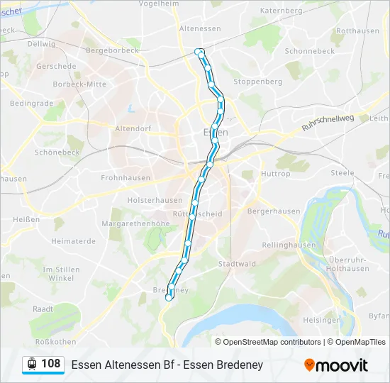 108 Light Rail Line Map