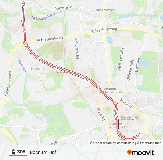 306 Light Rail Line Map