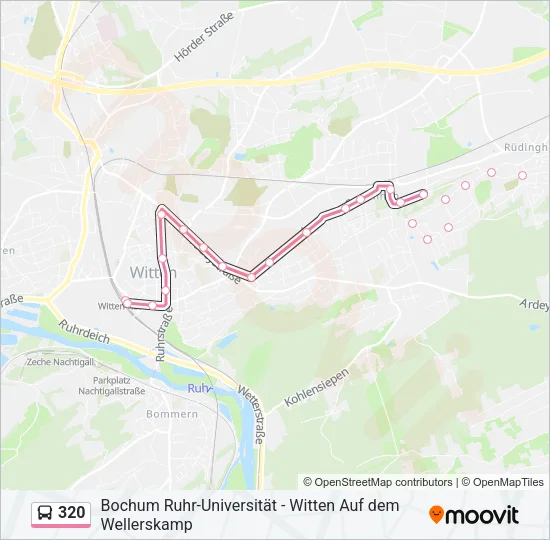 320 Bus Line Map