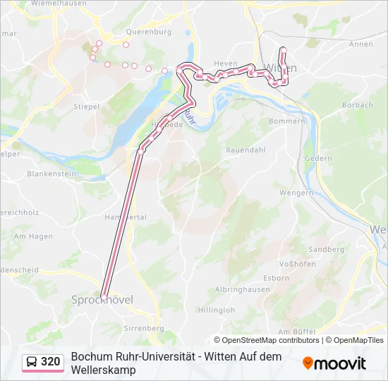 320 Bus Line Map