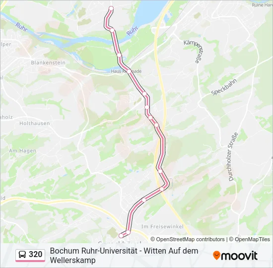 320 Bus Line Map