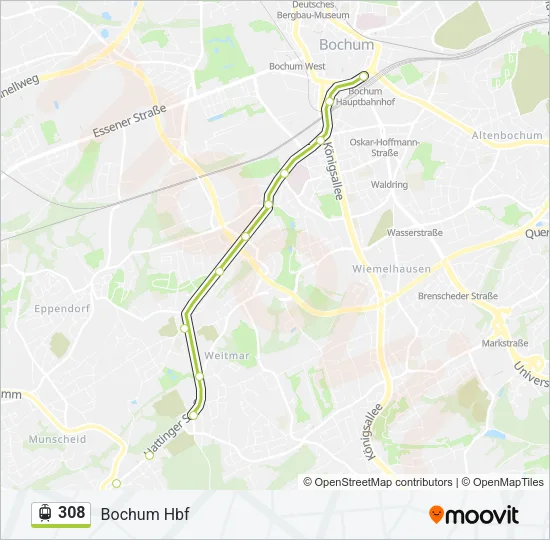 308 Light Rail Line Map