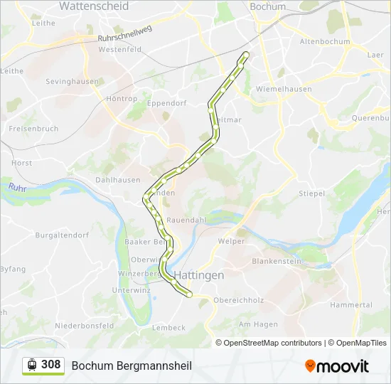 308 Light Rail Line Map