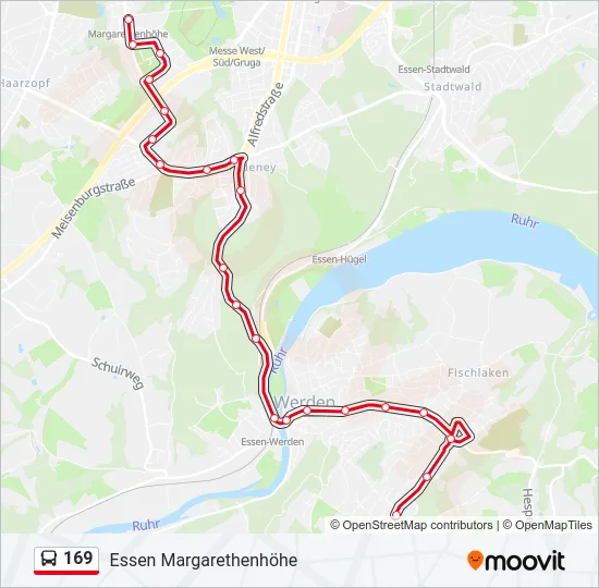 169 Bus Line Map