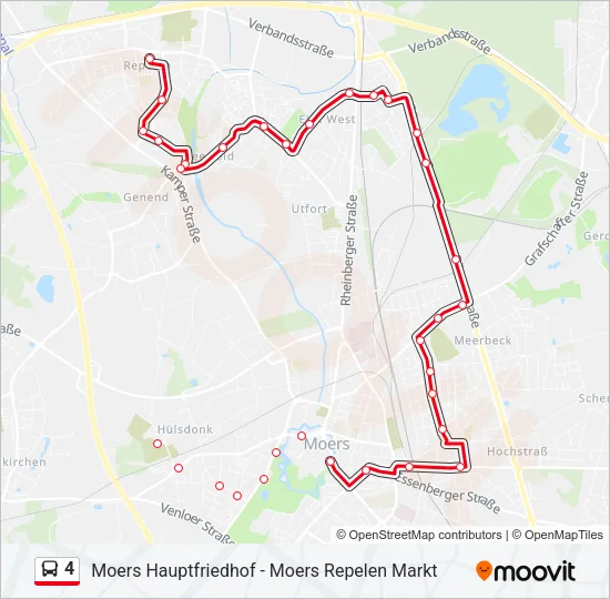 4 Bus Line Map