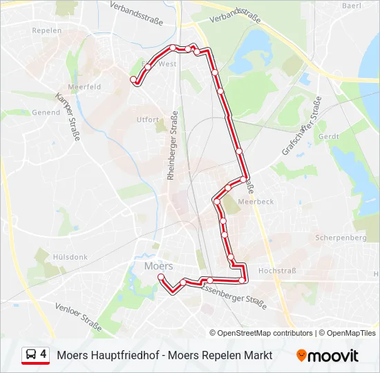 4 Bus Line Map