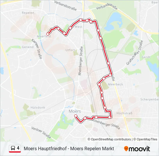4 Bus Line Map