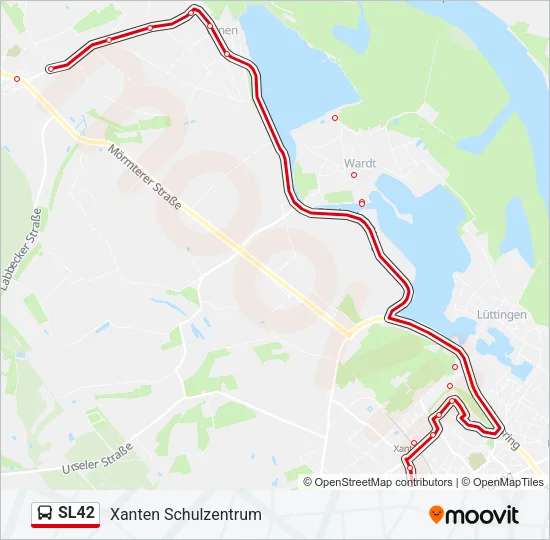 SL42 Bus Line Map