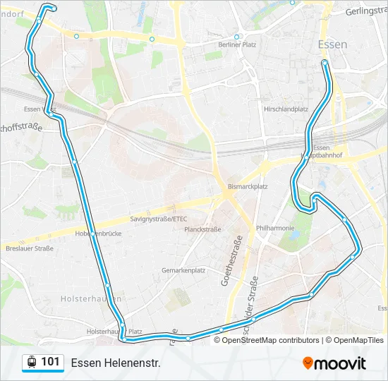 101 Light Rail Line Map