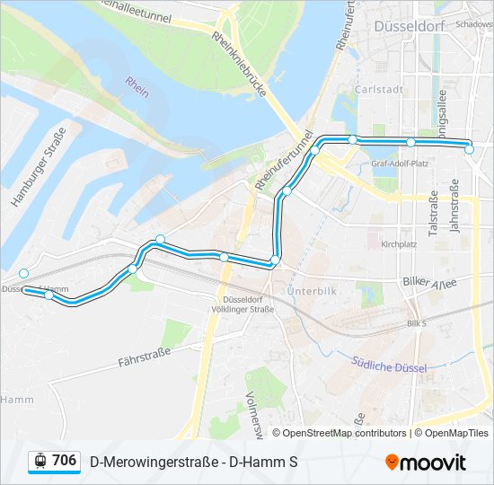 706 Route Fahrpläne, Haltestellen & Karten DBerliner Allee