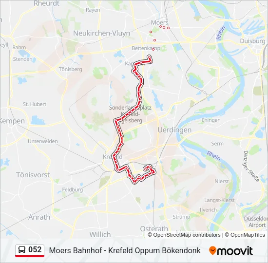 052 Bus Line Map