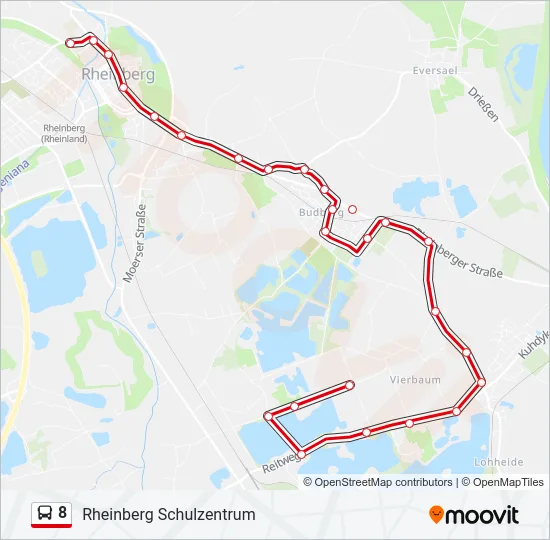 8 Bus Line Map