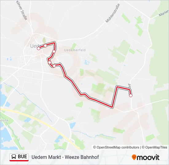 BUE Bus Line Map