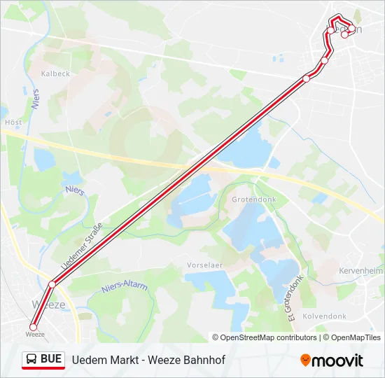 BUE Bus Line Map