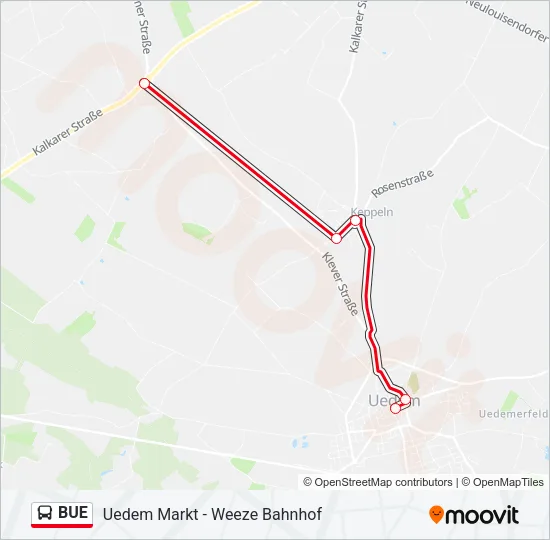 BUE Bus Line Map