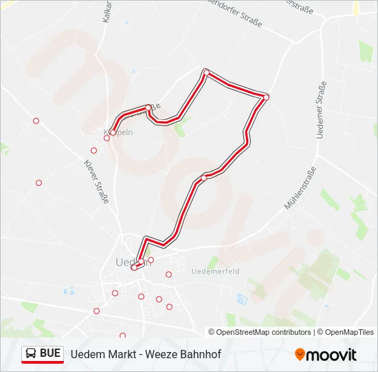 BUE Bus Line Map