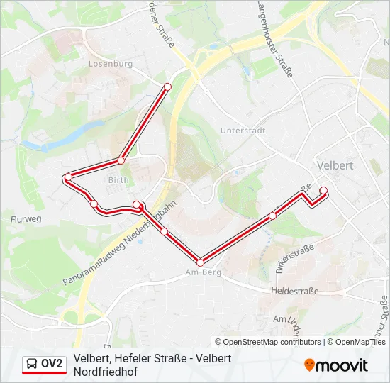 OV2 Bus Line Map