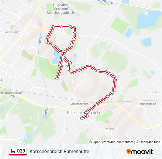 029 Bus Line Map