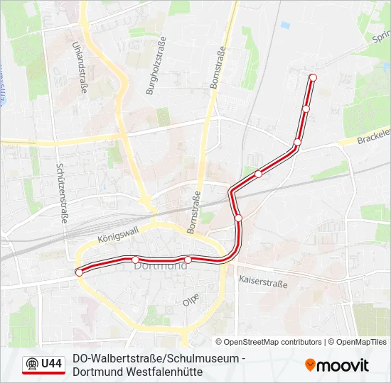 U44 Subway Line Map