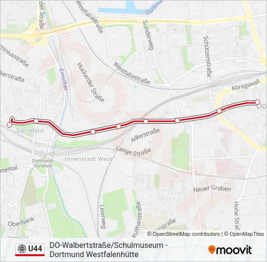 U44 Subway Line Map