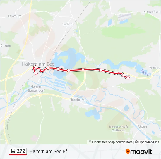 272 Bus Line Map