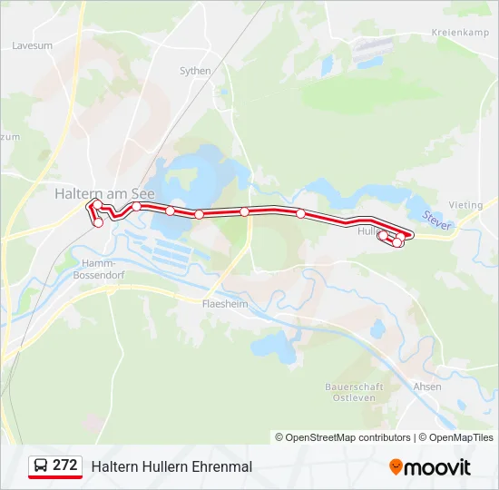 272 Bus Line Map