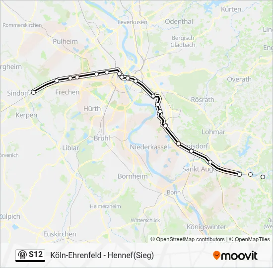 S12 Subway Line Map