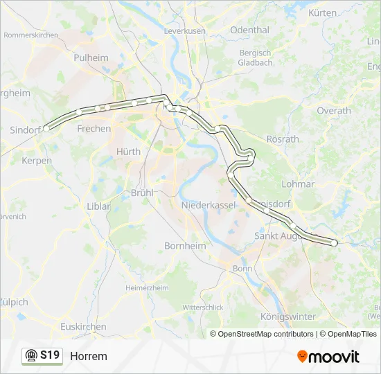 S19 Subway Line Map