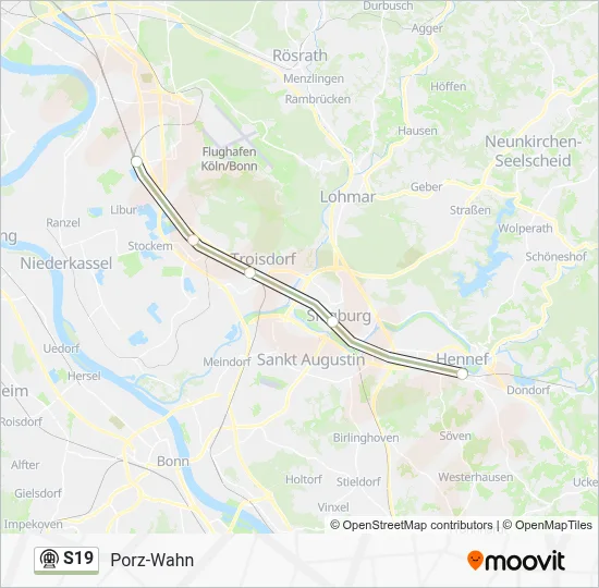 S19 Subway Line Map