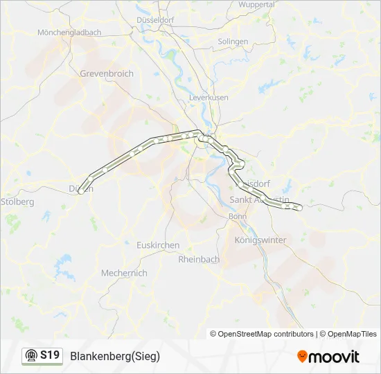 S19 Subway Line Map
