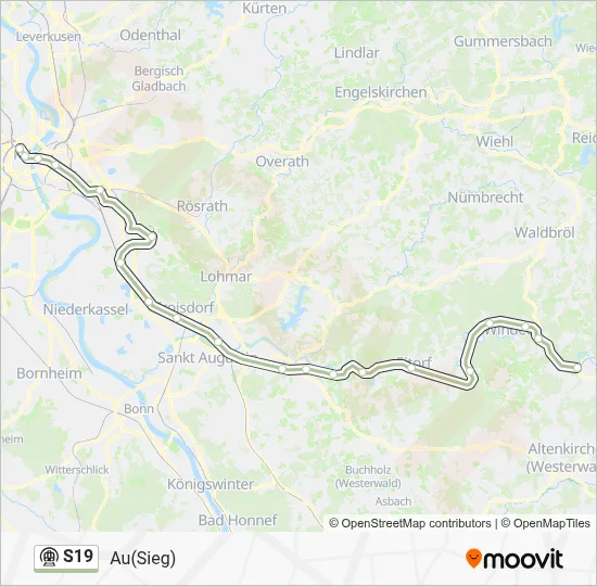 S19 Subway Line Map