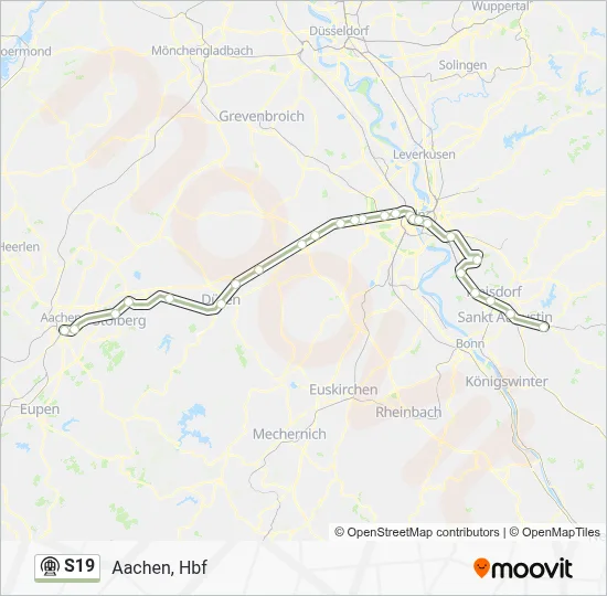 S19 Subway Line Map