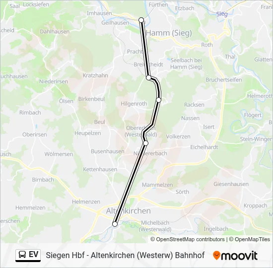 EV Bus Line Map